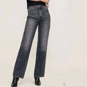 Dl 1961 Karmine Refined Wide Leg High Rise 31" Jeans Size 25 NWT!